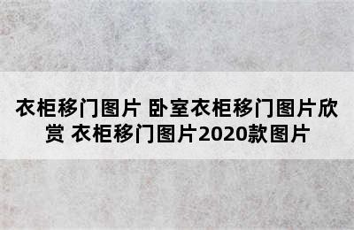 衣柜移门图片 卧室衣柜移门图片欣赏 衣柜移门图片2020款图片